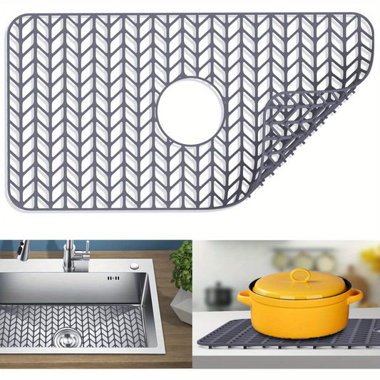 ADERTOS Silicone Sink Protector Mat Non-Slip Heat-Resistant