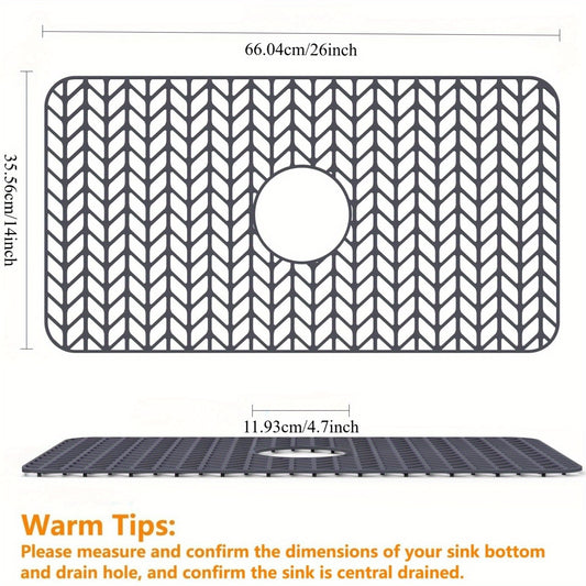 ADERTOS Silicone Sink Protector Mat Non-Slip Heat-Resistant